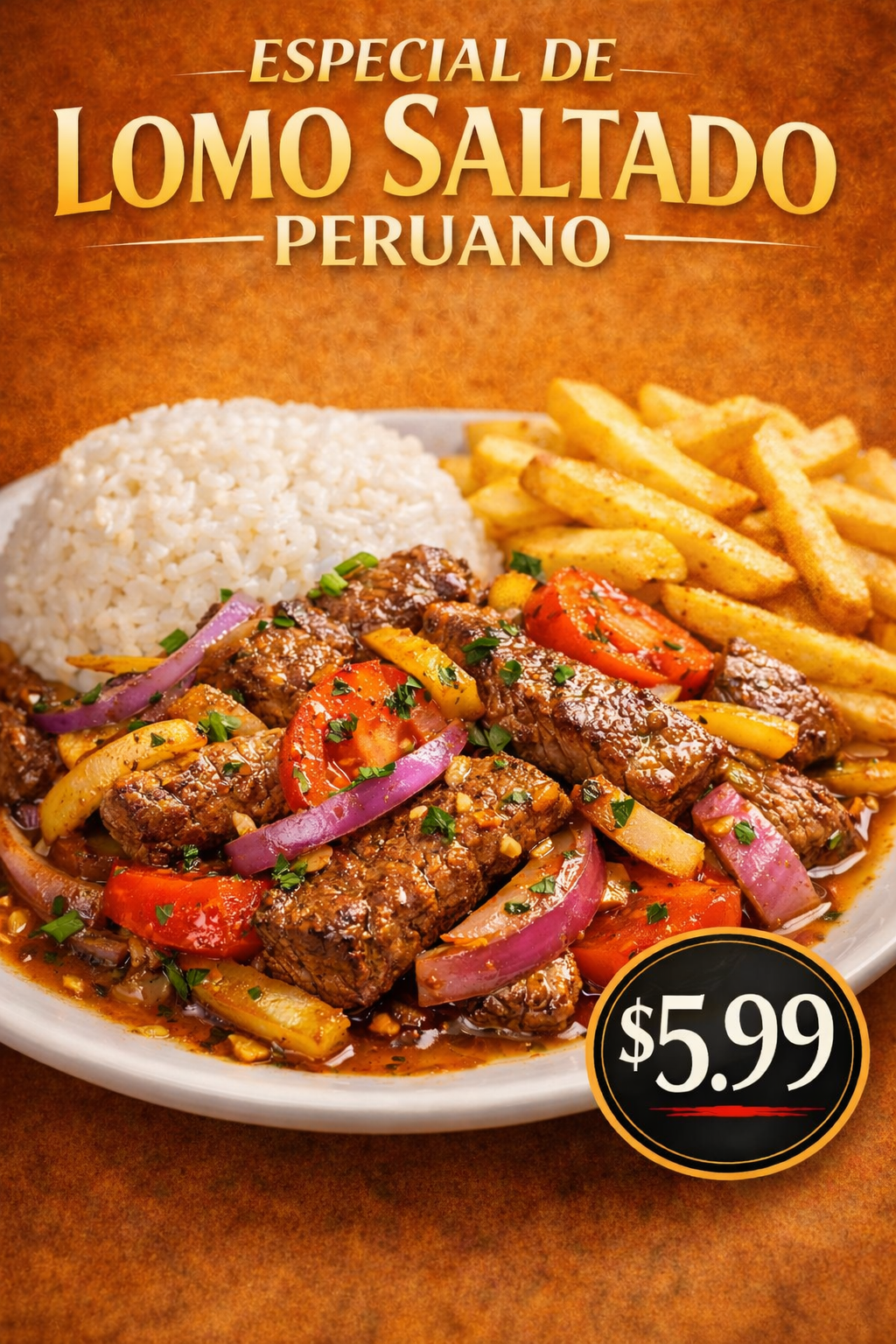 Especial lomo saltado